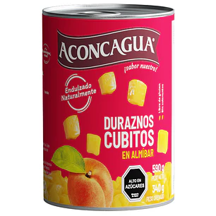 Duraznos Aconcagua Cubitos ( 3 x 590 G )