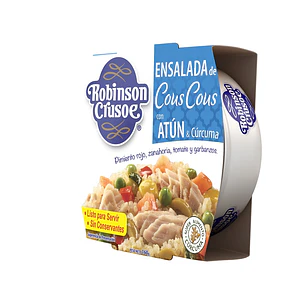 Ensalada de Atún Robinson Crusoe Cus Cús ( 3 x 160 G )