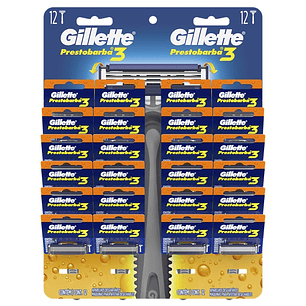 Máquinas Afeitar Gillette Prestobarba 3 Regular ( 24 UD )