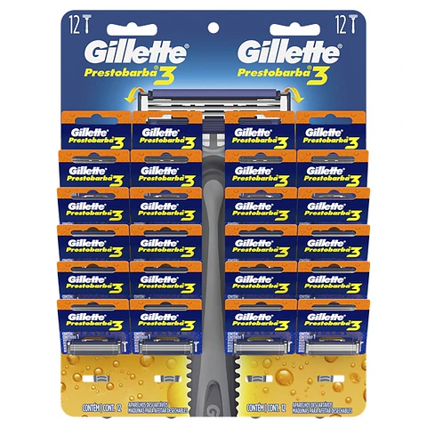 Máquinas Afeitar Gillette Prestobarba 3 Regular ( 24 UD )