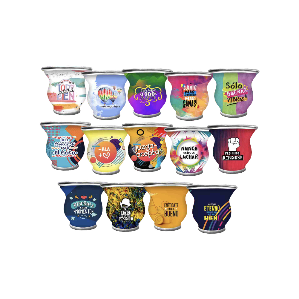 Mate de Vidrio Forrado ( 1 UD ) 1