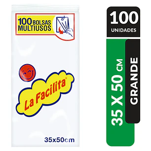 Bolsas Multiuso La Facilita Grande ( 100 UD )