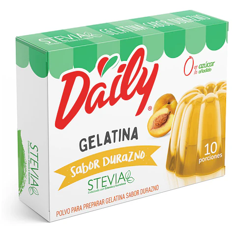 Gelatina Daily Durazno ( 3 UD )