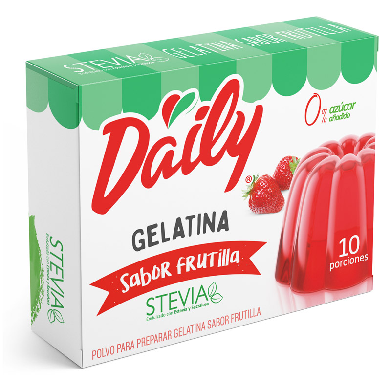 Gelatina Daily Frutilla ( 3 UD ) 1