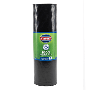 Bolsas de Basura Biorollo Virutex 110 x 120 CM ( 1 Rollo )