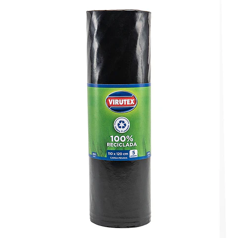 Bolsas de Basura Biorollo Virutex 110 x 120 CM ( 1 Rollo )