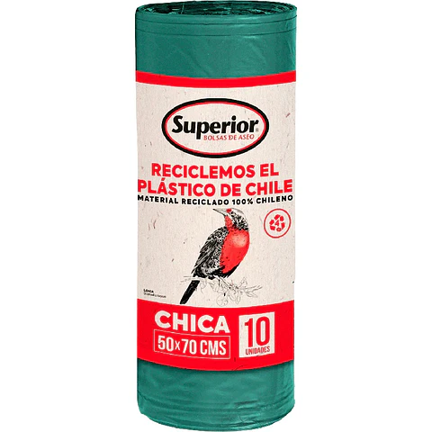 Bolsas de Basura Superior Rollo 50x70cm ( 1 Rollo )