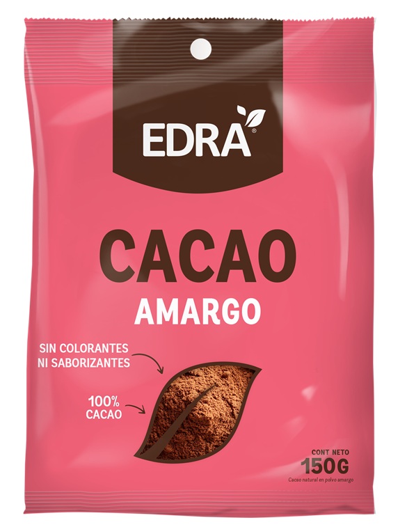 Cacao Amargo Edra ( 3 x 150 G ) 1