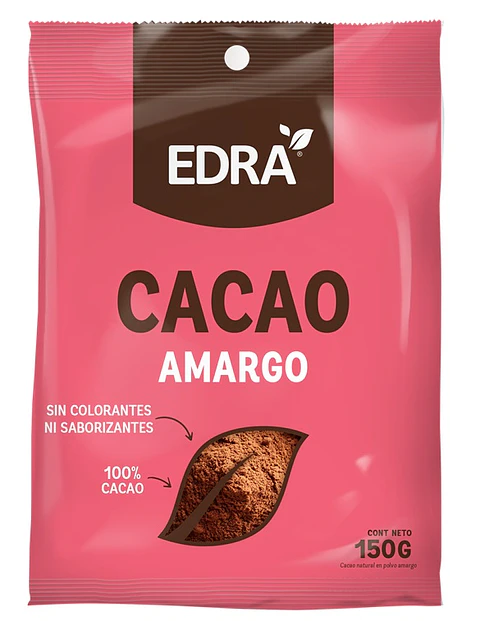 Cacao Amargo Edra ( 3 x 150 G )