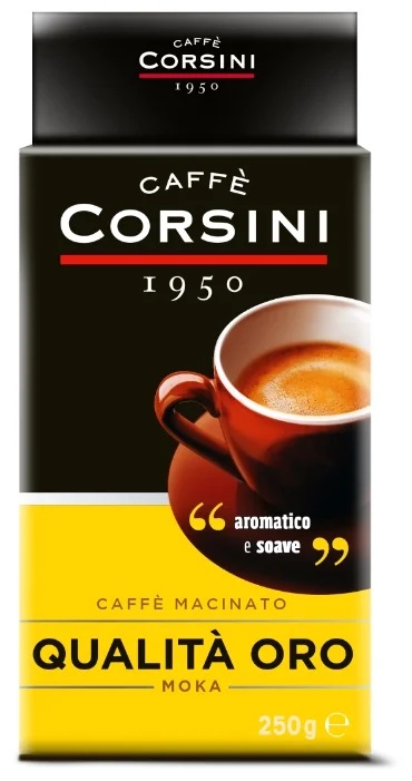 Café de Grano Molido Corsini Qualita Oro ( 250 G ) 1