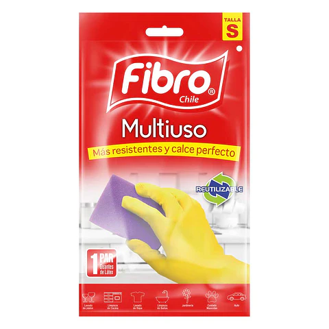Guantes Multiuso Fibro S ( 3 UD )