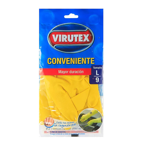 Guantes Convenientes Virutex Talla L ( 3 UD )