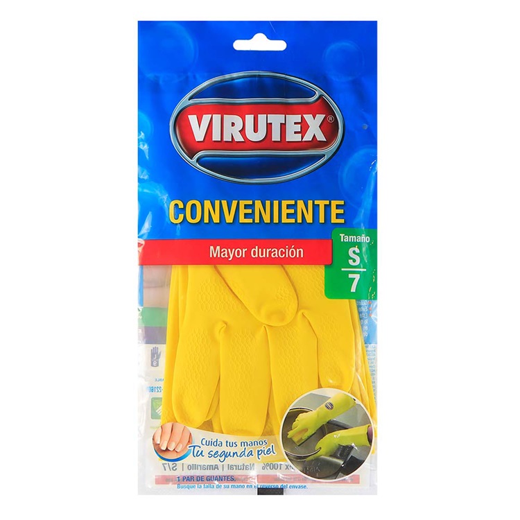 Guantes Convenientes Virutex Talla S ( 3 UD ) 1