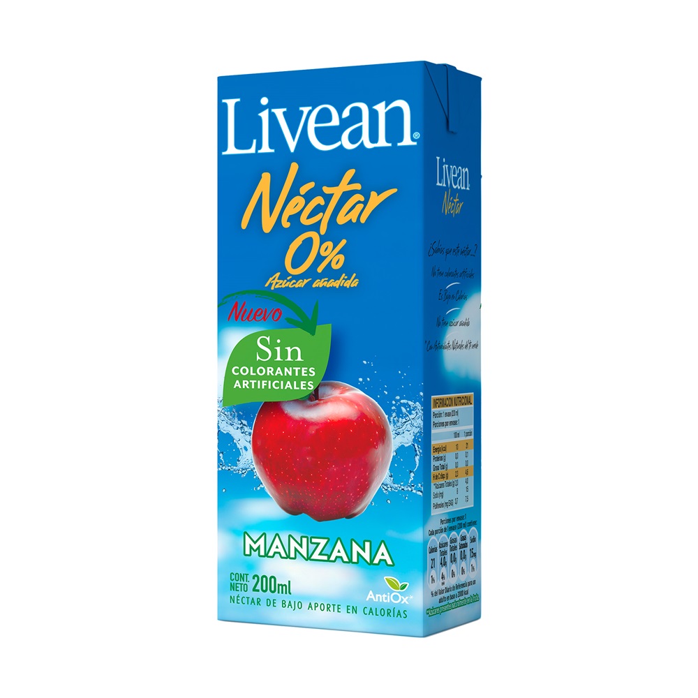 Néctar Livean Manzana ( 6 x 200 ML ) 1