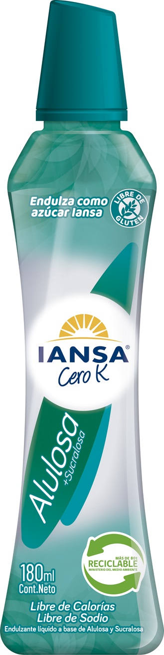 Endulzante Iansa Cero K Alulosa ( 180 ML ) 1