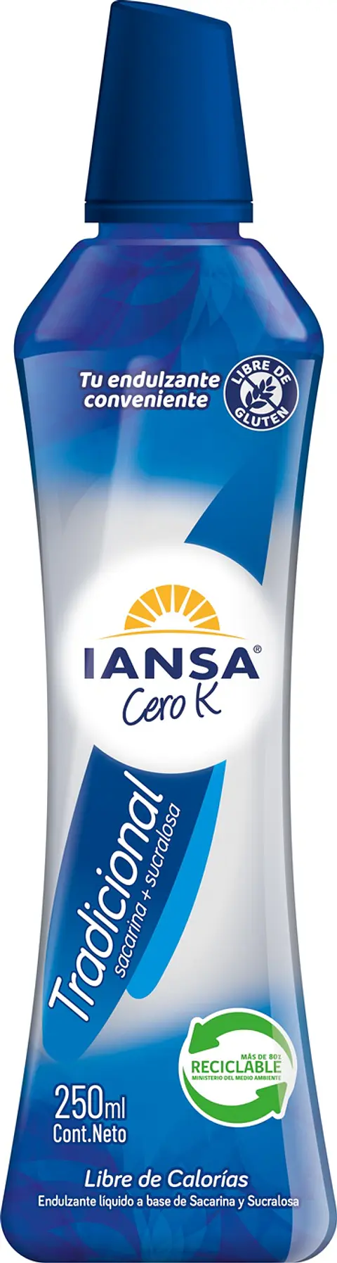 Endulzante Iansa Cero K Sacarina ( 250 ML )