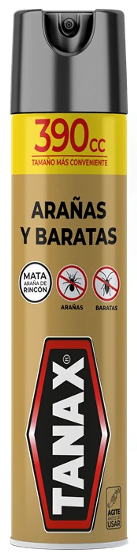 Insecticida Aerosol Tanax Arañas y Baratas ( 3 x 390 ML )