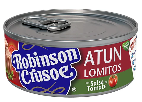 Atún Lomitos Robinson Crusoe Con Salsa de Tomate ( 3 x 140 G )