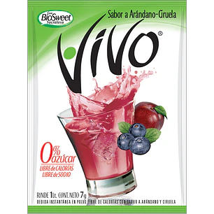 Jugo en Polvo Vivo Arándano y Ciruela ( 12 UD )