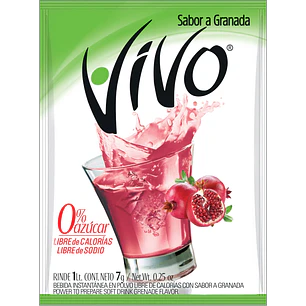Jugo en Polvo Vivo Granada ( 12 UD )