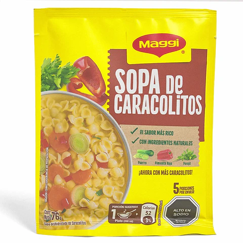 Sopa Caracolitos Maggi ( 16 UD )