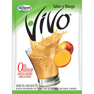 Jugo en Polvo Vivo Mango ( 12 UD )
