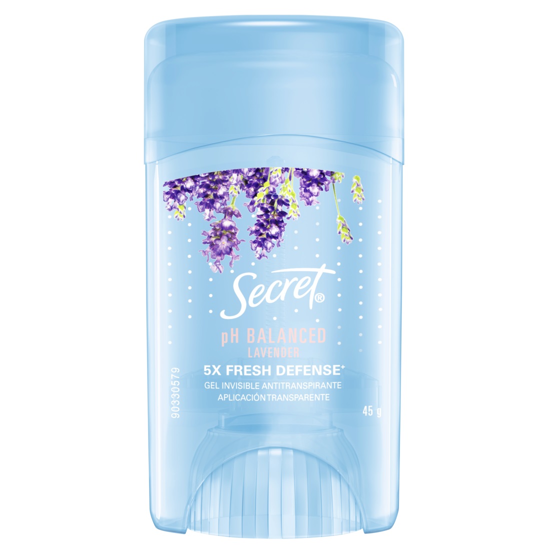 Desodorante Antitranspirante en Gel Secret Lavanda ( 3 x 45 G ) 1