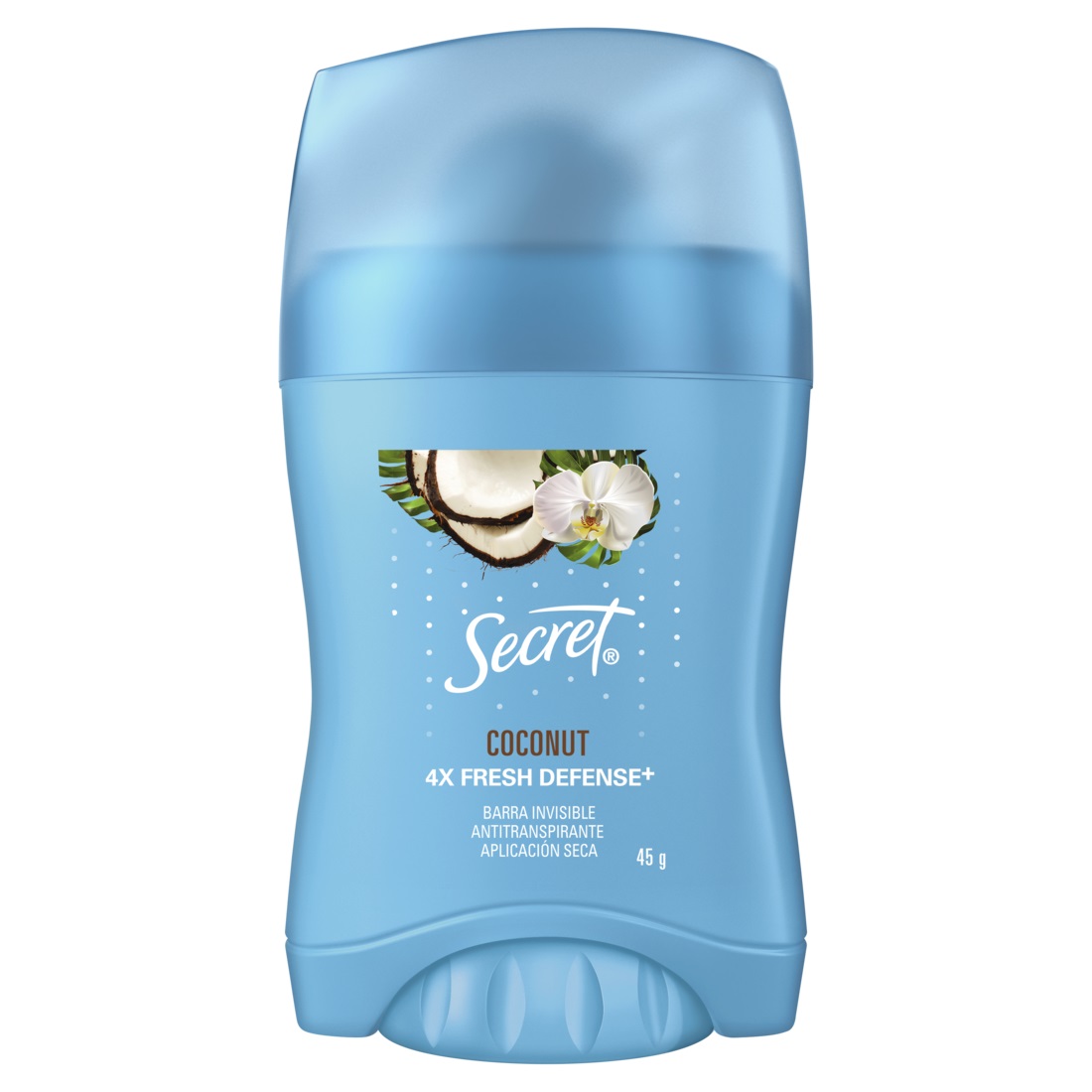 Desodorante Antitranspirante en Barra Secret Coco  ( 3 x 45 G ) 1