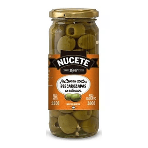 Aceituna Verde Descarozada Nucete Frasco ( 330 G )