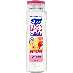 Acondicionador Ballerina Botella Largo Increíble ( 2 x 750 ML )