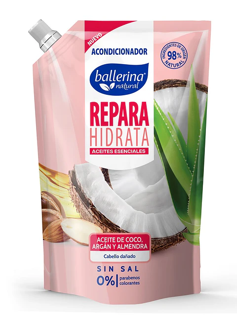 Acondicionador Ballerina Reparación Doypack ( 2 x 750 ML )