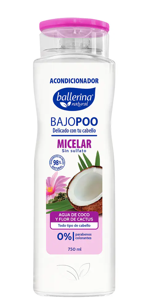 Acondicionador Ballerina Botella Micelar ( 2 x 750 ML )