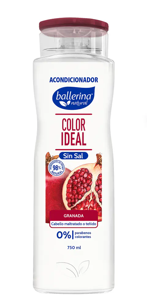 Acondicionador Ballerina Botella Granada ( 2 x 750 ML )