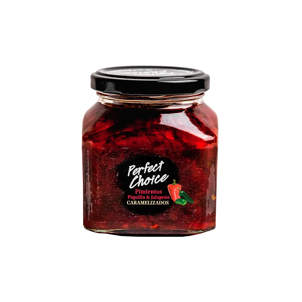 Pimiento Piquillo y Jalapeño Caramelizado Perfect Choice ( 360 G ) 1
