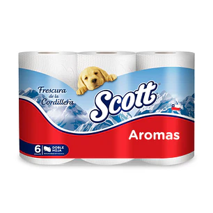 Papel Higiénico Scott Aromas ( 8 x 6 Rollos )