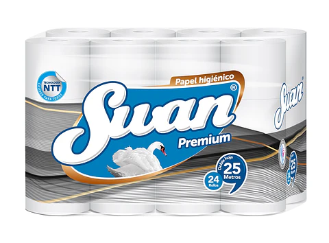 Papel Higiénico Swan Premium 25 Metros ( 3 x 24 Rollos )