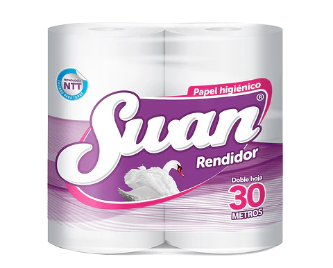 Papel Higiénico Swan Rendidor 30 Metros ( 10 x 4 Rollos )