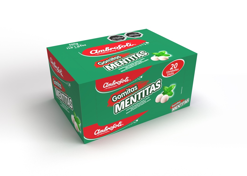 Gomitas Mentitas Ambrosoli ( 20 x 25 G ) 1