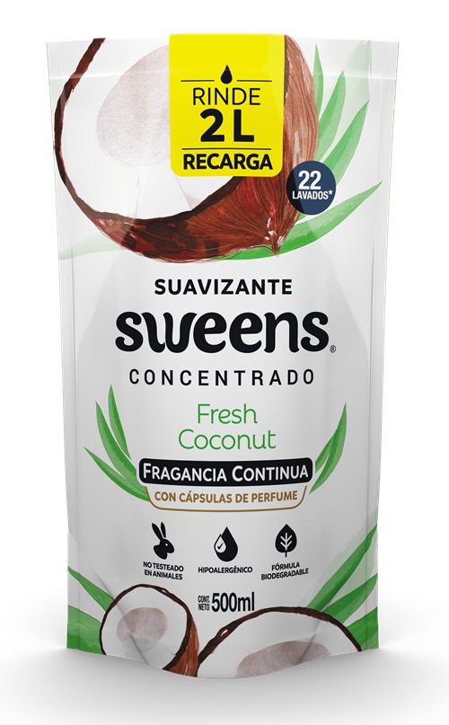 Suavizante Fresh Coconut Sweens Doypack ( 3 x 500 ML )
