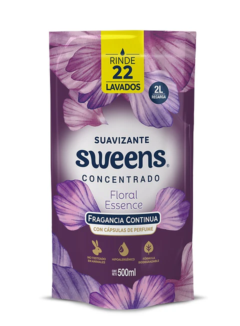 Suavizante Floral Essence Sweens Doypack ( 3 x 500 ML )