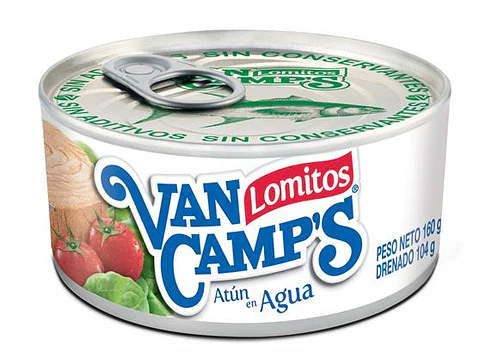Atún Lomitos Van Camps Agua ( 3 x 160G )