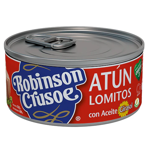 Atún Lomitos Robinson Crusoe Aceite ( 3 x 320 G )