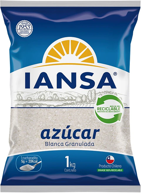 Azúcar Iansa ( 5 x 1 KG )
