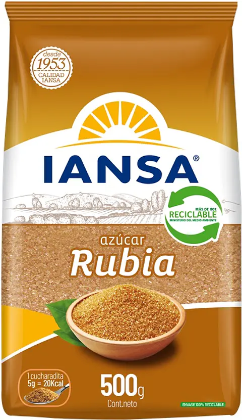 Azúcar Rubia Iansa ( 6 x 500 G )