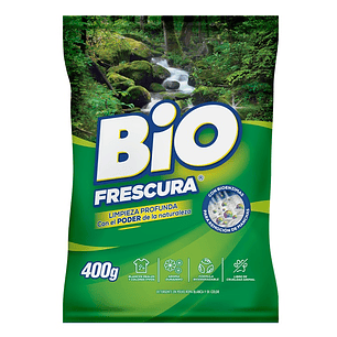 Detergente en Polvo Bio Frescura Bosque Nativo ( 6 x 400 G )