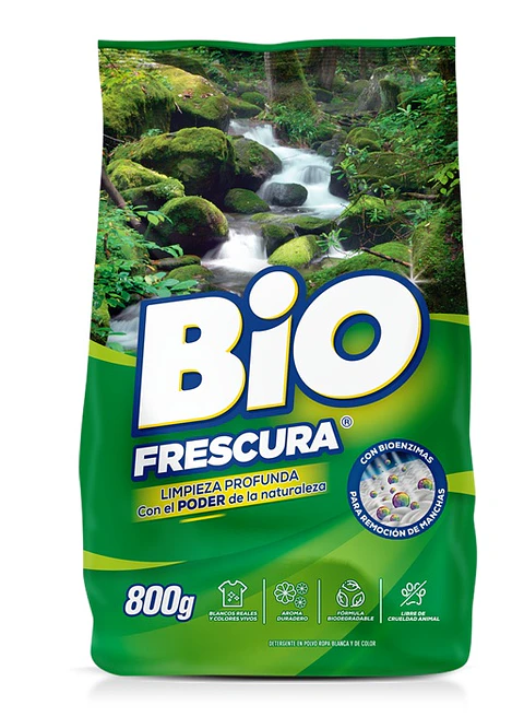 Detergente en Polvo Bio Frescura Bosque Nativo ( 3 x 800 G )