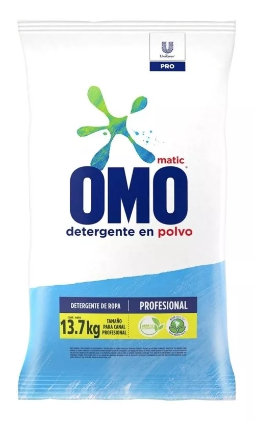 Detergente en Polvo Omo Matic ( 13.7 KG )