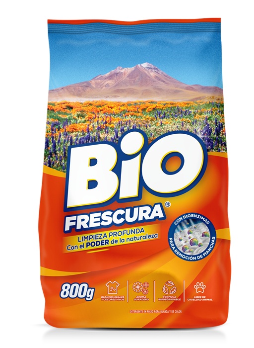 Detergente en Polvo Bio Frescura Desierto Florido ( 3 x 800 G ) 1
