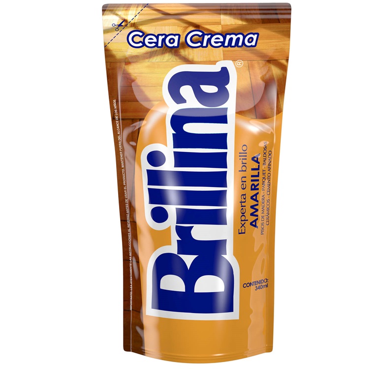 Cera Crema Amarilla Brillina ( 3 x 340 ML ) 1