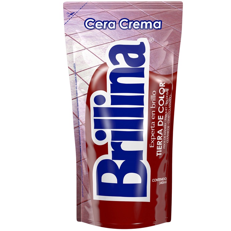 Cera Crema Tierra Color Brillina ( 3 x 340 ML ) 1